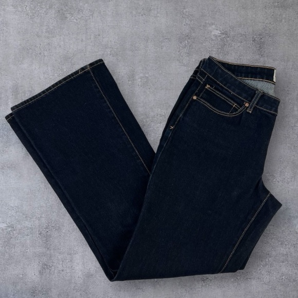 Abrand A ’99 Alice Low Rise Waist Boot Cut Jeans Women’s Dark Rinse Wash Sz: 30 - Picture 8 of 16